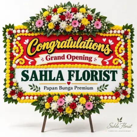 Papan Bunga Ucapan Selamat Sibolga